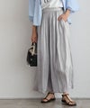 シャイニーサテンワイドパンツ