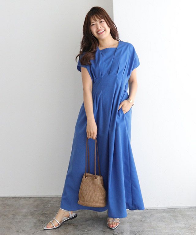 ウエストタックフレンチスリーブワンピース | 【公式】Pierrot（ピエロ