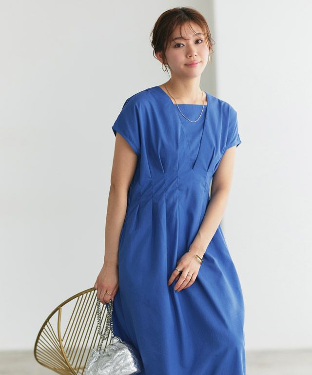 ウエストタックフレンチスリーブワンピース | 【公式】Pierrot（ピエロ