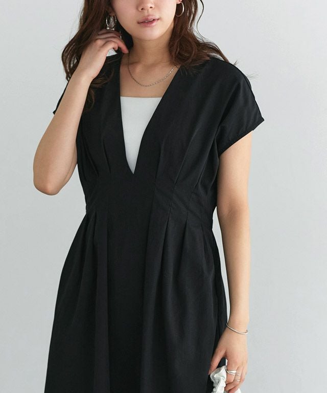 ウエストタックフレンチスリーブワンピース | 【公式】Pierrot（ピエロ