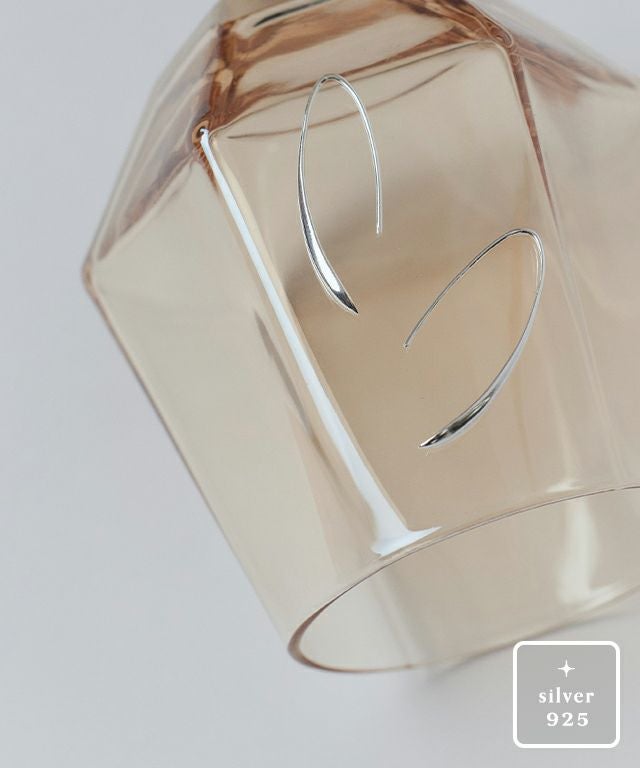 [RASW]silver925フックピアス