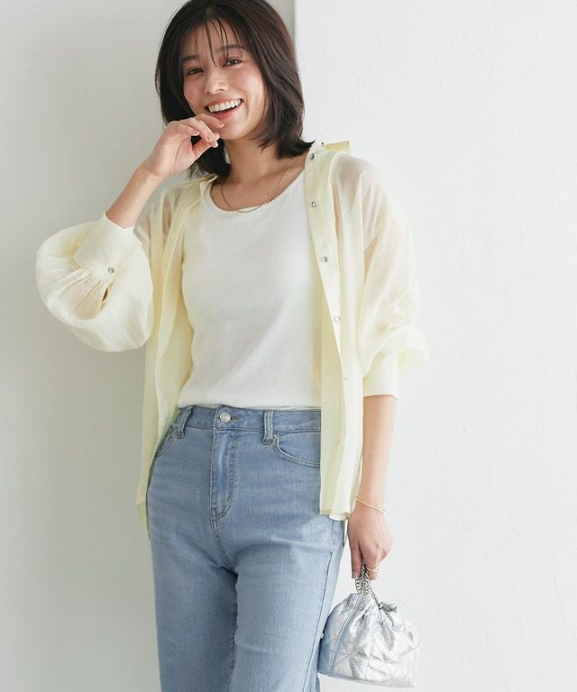 167cm / サックス / M