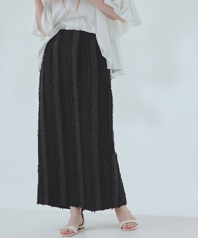 [RASW]ストライプジャカードIラインスカート