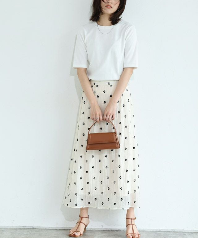 167cm / オフホワイト / 五分袖 / M