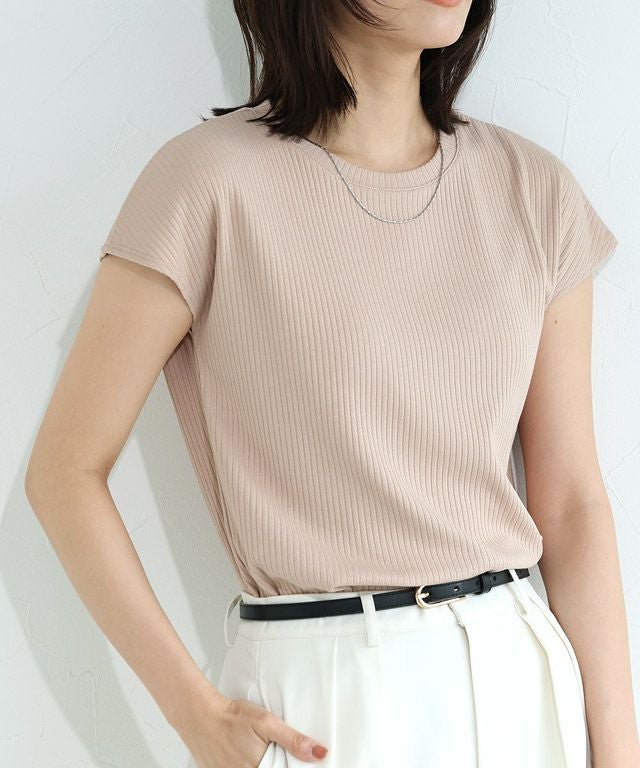 167cm / ベージュ / フレンチスリーブ / M