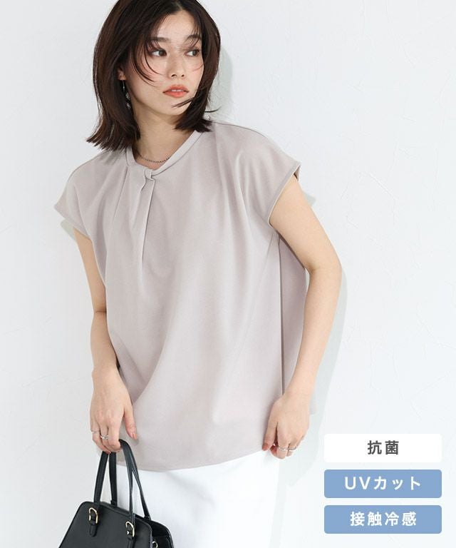 タイ風フレンチスリーブTブラウス