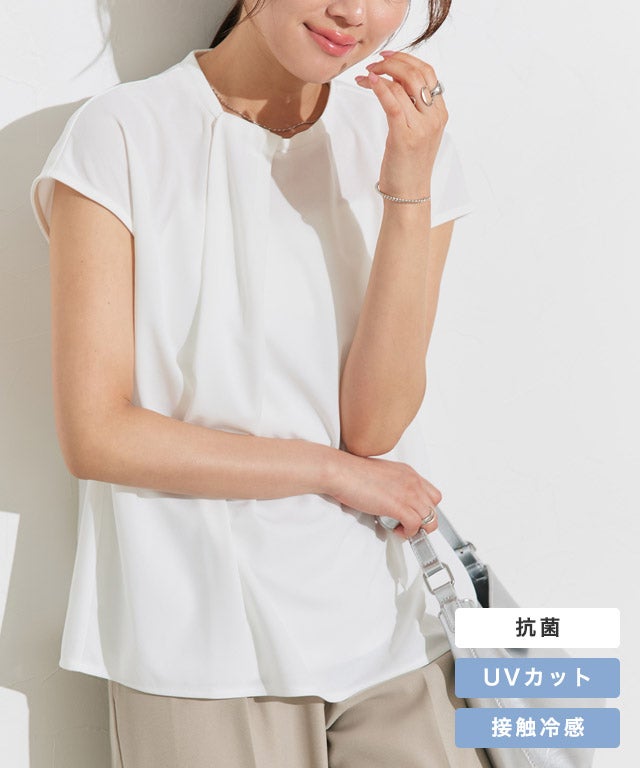 タイ風フレンチスリーブTブラウス