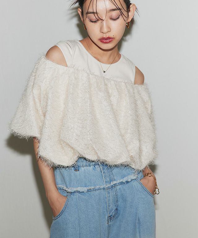 163cm / アイボリー / M