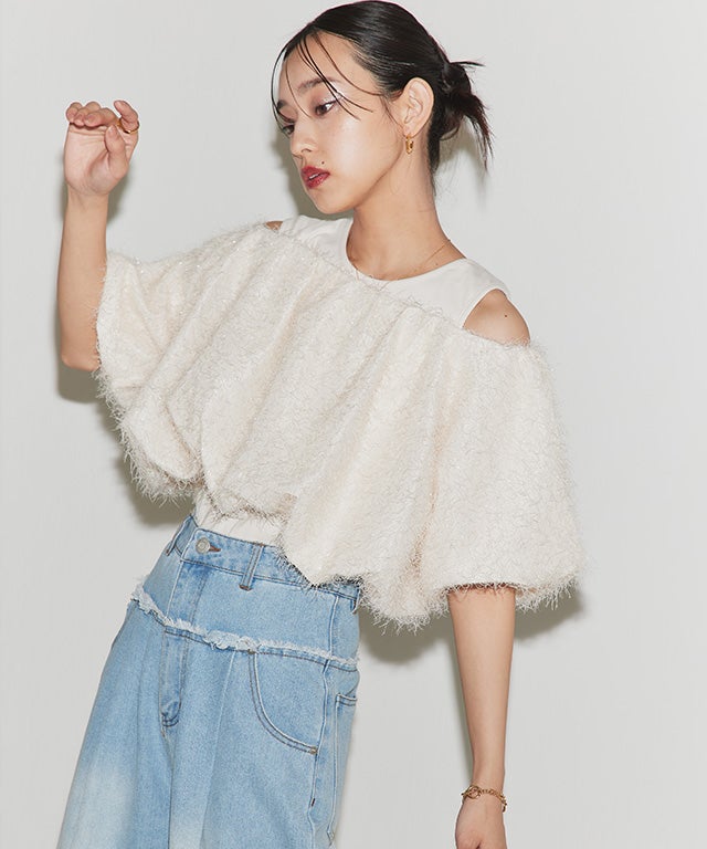 163cm / アイボリー / M