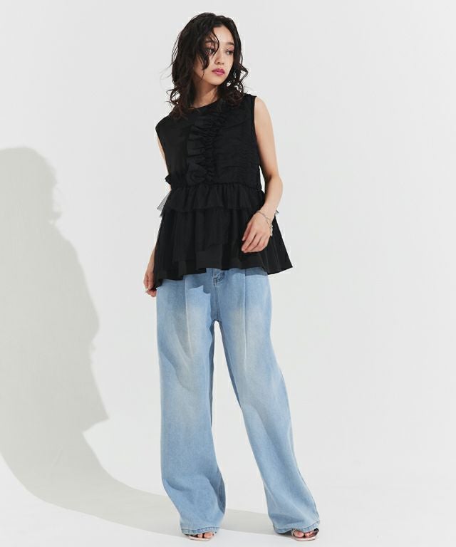 163cm / ブラック×ブラック / M