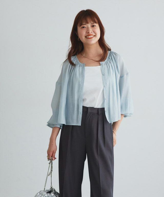 157cm / ミントブルー / M