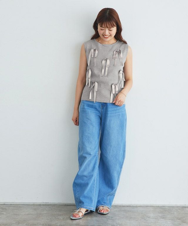 157cm / 杢ライトグレー / M