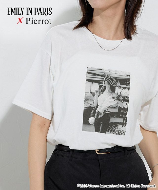 eimyistore フォトプリントTシャツ　新品 EIMY ISTOIRE eimy istoire フォトプリントTシャツ ホワイト -靴