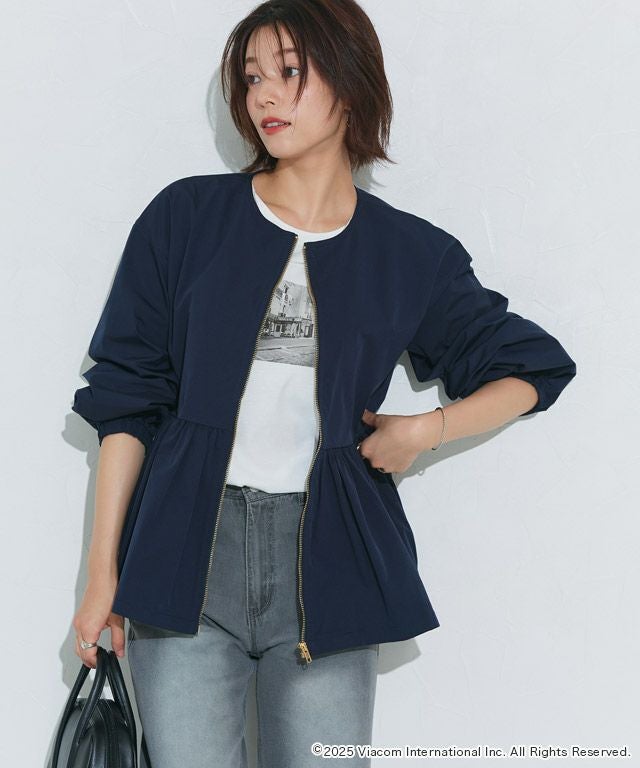 167cm / オフホワイト×シルバー / M