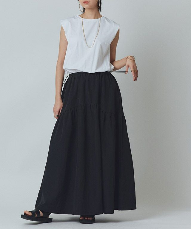 166cm / オフホワイト×ブラック / M