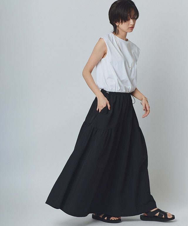 166cm / オフホワイト×ブラック / M