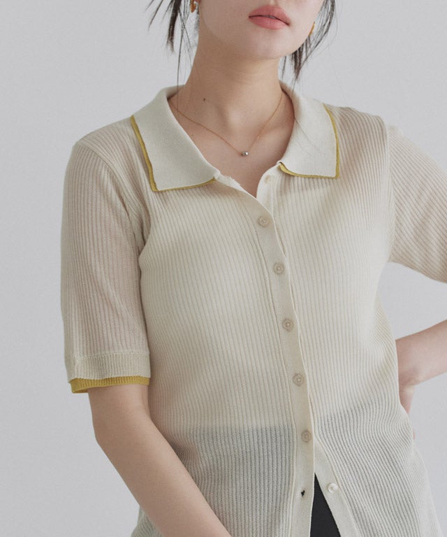 166cm / アイボリー×イエロー / M