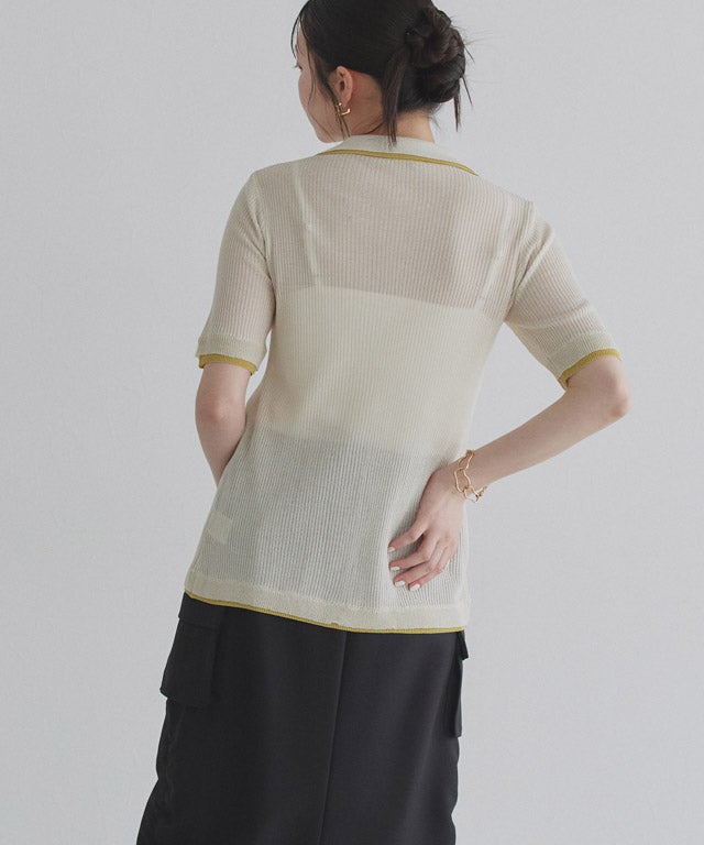 166cm / アイボリー×イエロー / M