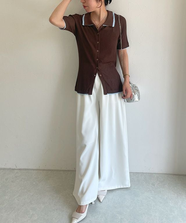 158cm / ブラウン×ブルー / M