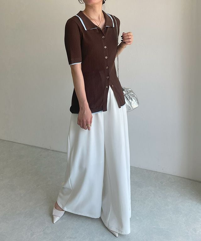 158cm / ブラウン×ブルー / M