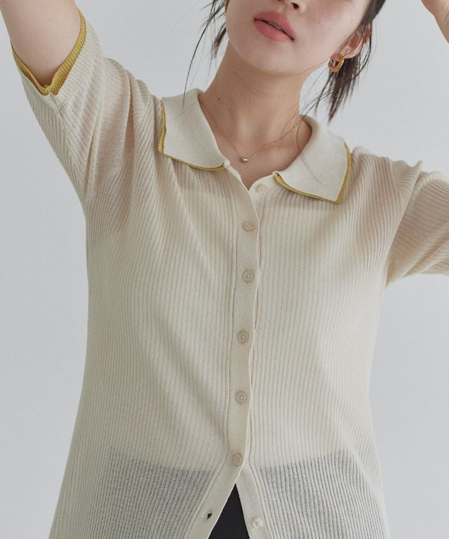 166cm / アイボリー×イエロー / M