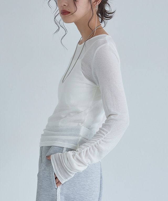 163cm / アイボリー / M