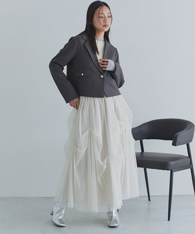 163cm / オフホワイト / M