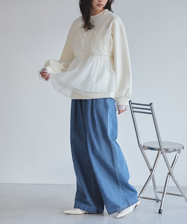 163cm / ブルー / F