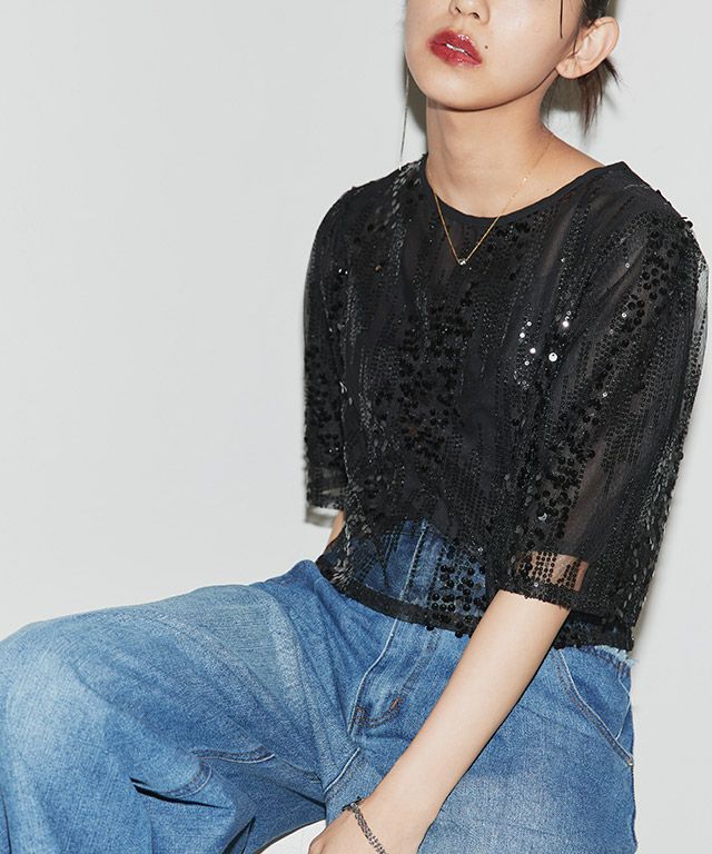 163cm / ブラック / M