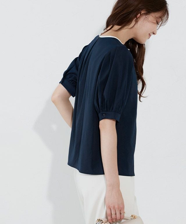 166cm / ネイビー×オフホワイト / M