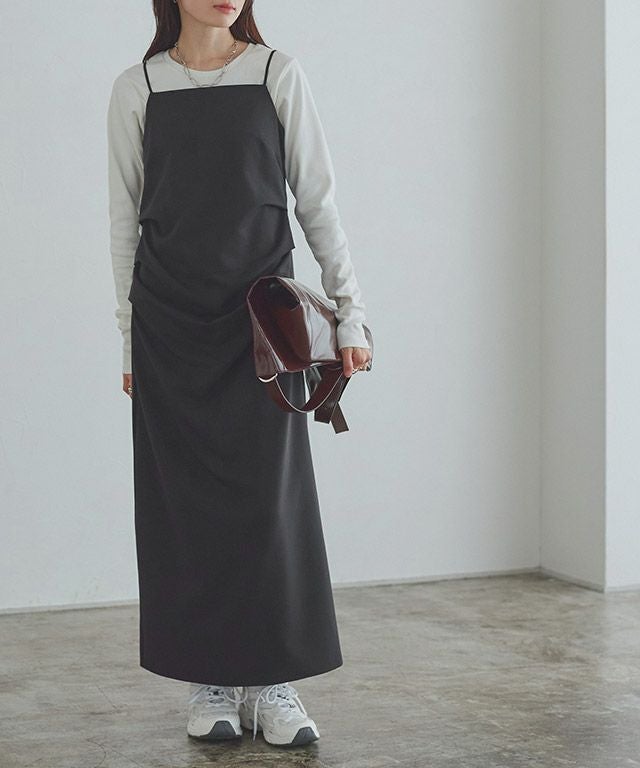 ［RASW］ドレープタックキャミワンピース