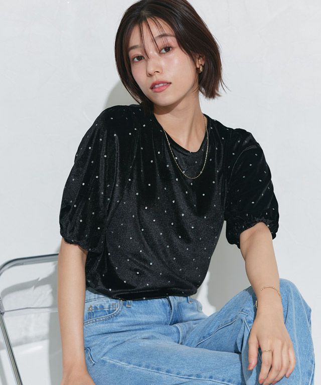 美品☆YSL ベロアトップス フランス製 Yves Saint Laurent ベロアトップス – 古着屋Top of the