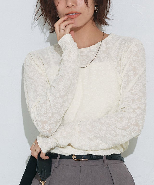 167cm / レース / アイボリー / M