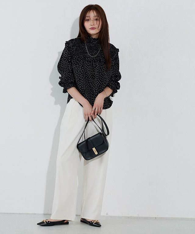 166cm / ドット / ブラック / M