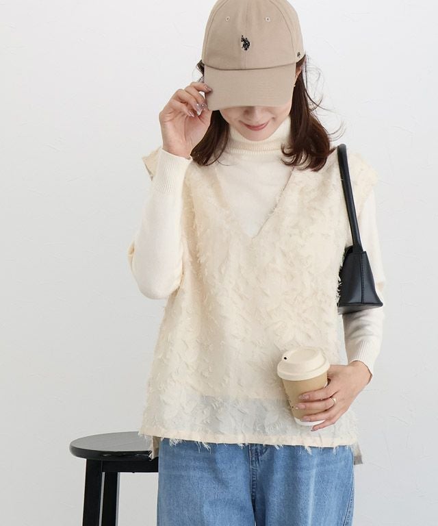 163cm / アイボリー / M