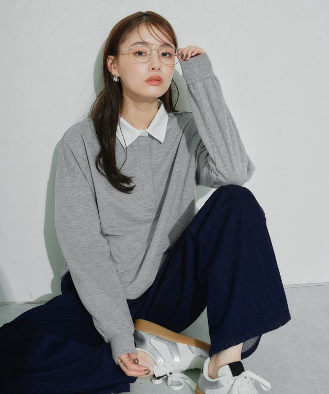 167cm / 杢ライトグレー / M