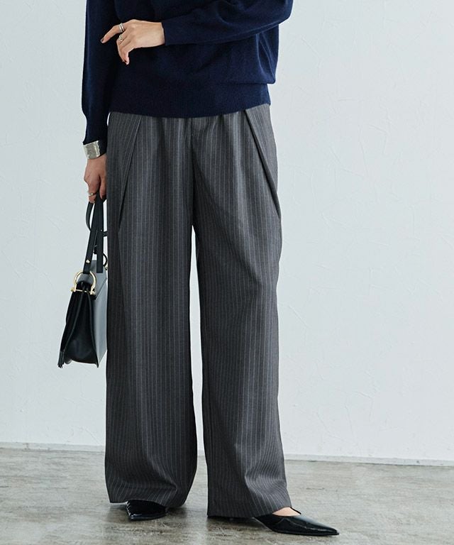 RASW]ウールミックスタックワイドパンツ【Akaneさん着用アイテム