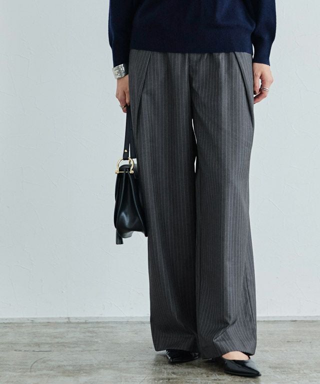 RASW]ウールミックスタックワイドパンツ【Akaneさん着用アイテム
