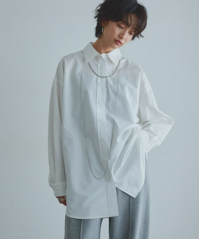 166cm / オフホワイト / ロング丈 / M