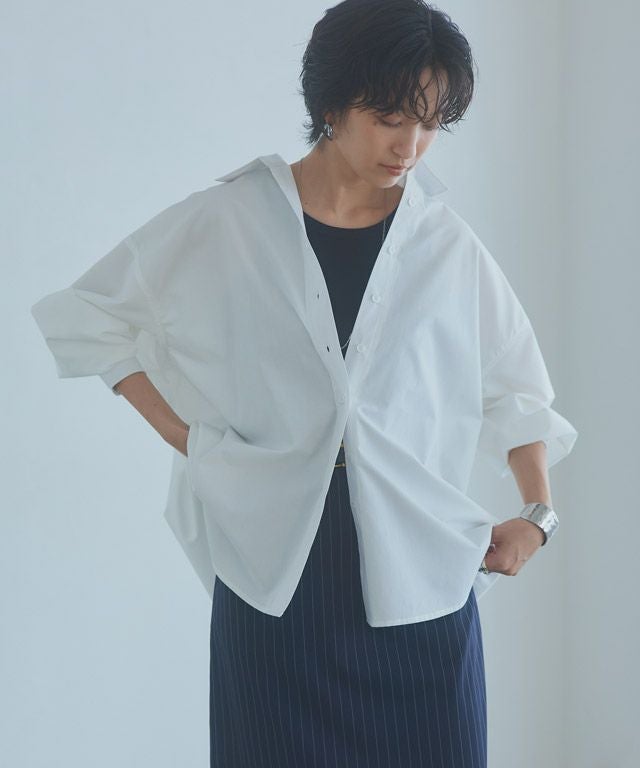 166cm / オフホワイト / ミドル丈 / M