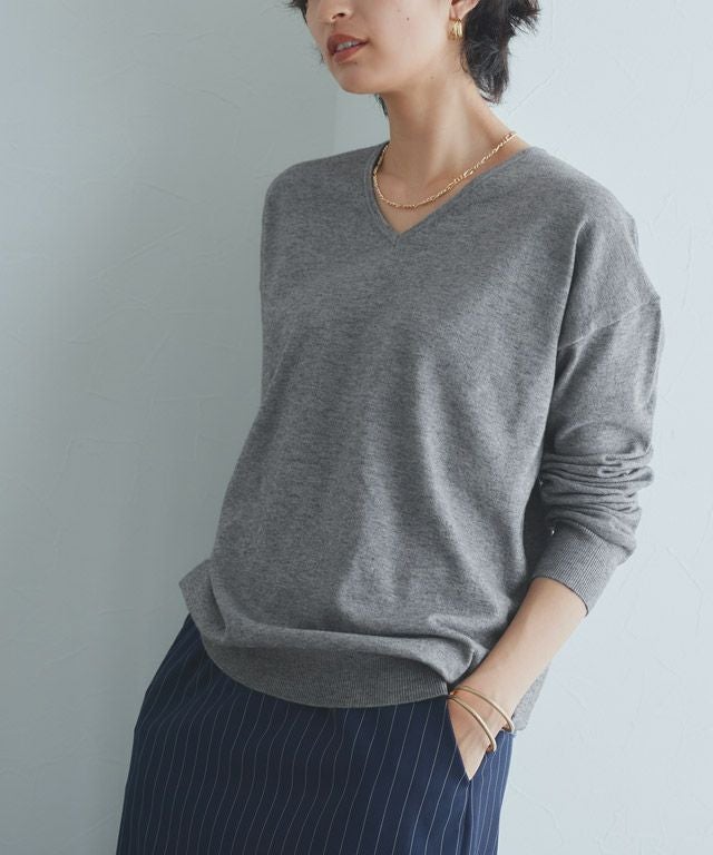RASW]ビスコースVネックルーズニット 【スピード配送】 | 【公式