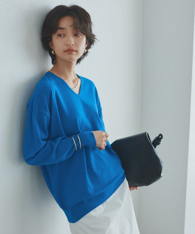 RASW]ビスコースVネックルーズニット 【スピード配送】 | 【公式