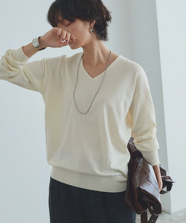 RASW]ビスコースVネックルーズニット 【スピード配送】 | 【公式