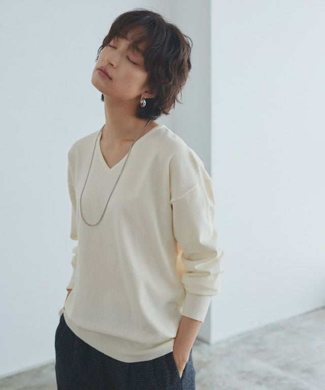 RASW]ビスコースVネックルーズニット 【スピード配送】 | 【公式