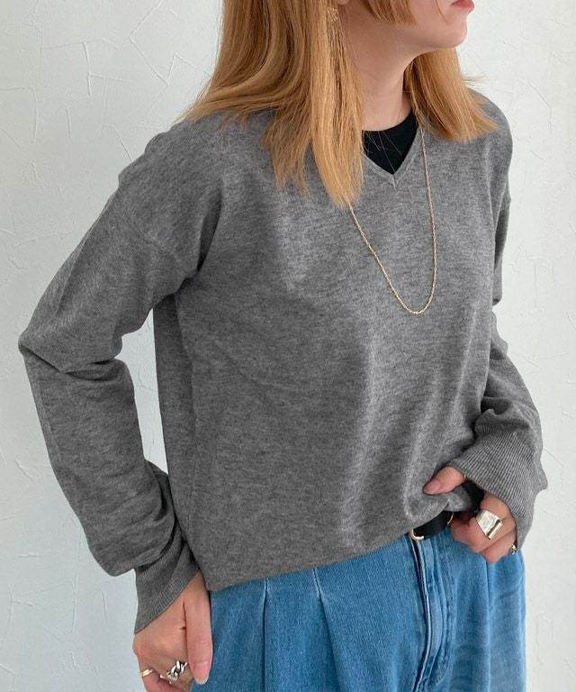 RASW]ビスコースVネックルーズニット 【スピード配送】 | 【公式