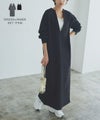 [RASW]インナーセットキーネックスウェットワンピース