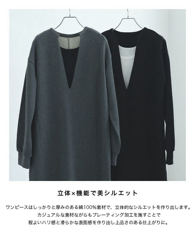 RASW]インナーセットキーネックスウェットワンピース◇送料無料【木村