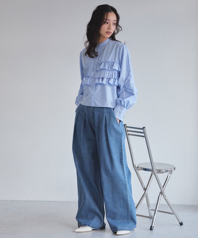 163cm / ブルー / M