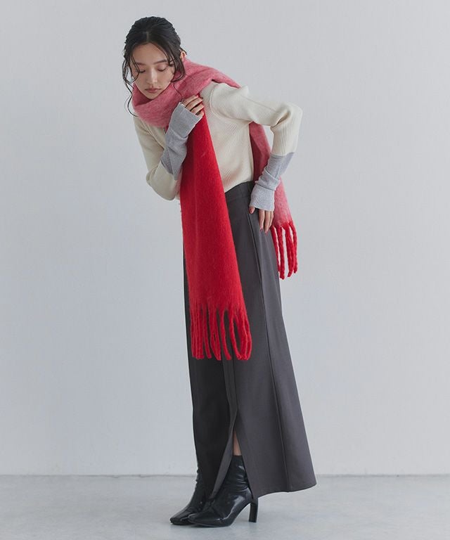 163cm / アイボリー×シルバーラメ / M