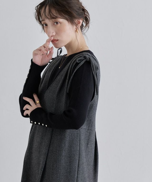 160cm / チャコール / M